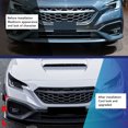 thumbnail image 3 of Front Lip Splitter, 3 Pcs Front Bumper Lip Body Kit Crash Protection Aerodynamic Glossy Black Easy Install  for  STI VB 2022 Onwards, 3 of 7
