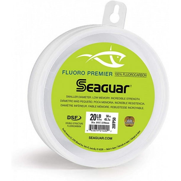 Seaguar 5015186 200 lbs Fluoro Premier Big Game Fishing Line 50 