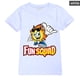 thumbnail image 2 of Camiseta Kawaii Fun Squad Boys de algodón con estampado de dibujos animados de manga corta para niñas, camiseta informal de verano a juego de 2 a 16 años zhangyuxiang LED, 2 of 2