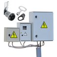 thumbnail image 6 of Tubular Cam Lock 7/8" Cylinder Length Zinc Alloy Cabinet Lock with Key Black 2 Pack, 6 of 7