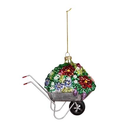 4.75" Glass Gardening Ornament