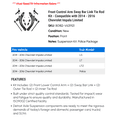 thumbnail image 2 of Front Control Arm Sway Bar Link Tie Rod Kit - Compatible with 2014 - 2016 Chevy Impala Limited 2015, 2 of 2