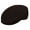 Coffee, variant on Wigens Carl- Wool Ivy Style Cap with Earflaps 56, Black