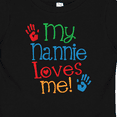thumbnail image 4 of Inktastic My Nannie Loves Me Boys or Girls Baby T-Shirt, 4 of 5