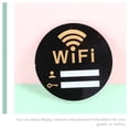 thumbnail image 3 of Acrylic WiFi Password Sign Self-Adhesive Network Coverage Sign Wall Sticker, 3 of 8