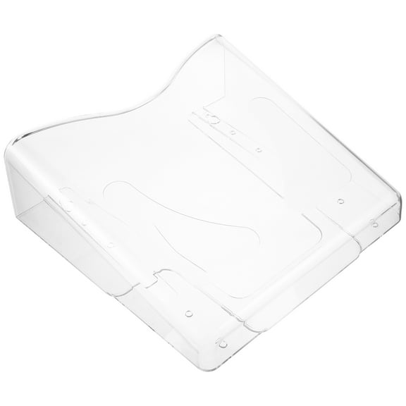 Raindrops Transparent Wall Mount Magazine Shelf Clear Acrylic Document Holder Display Office Organizer Literature Catalog Rack for Home or Office Brochure Holder Stand