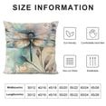 thumbnail image 5 of Shiartex Pillow Covers Dragonfly Throw Pillows, Watercolor Dragonfly Outdoor Pillowcase Insect Nature Cushion Case Decor for Home Sofa Couch Bed White, 5 of 5
