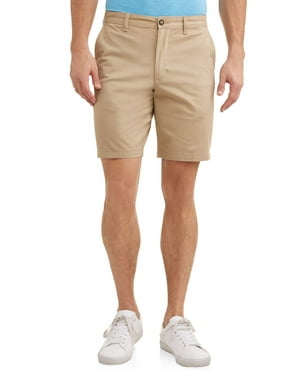 George Men's Flat Front Shorts, 9" inseam