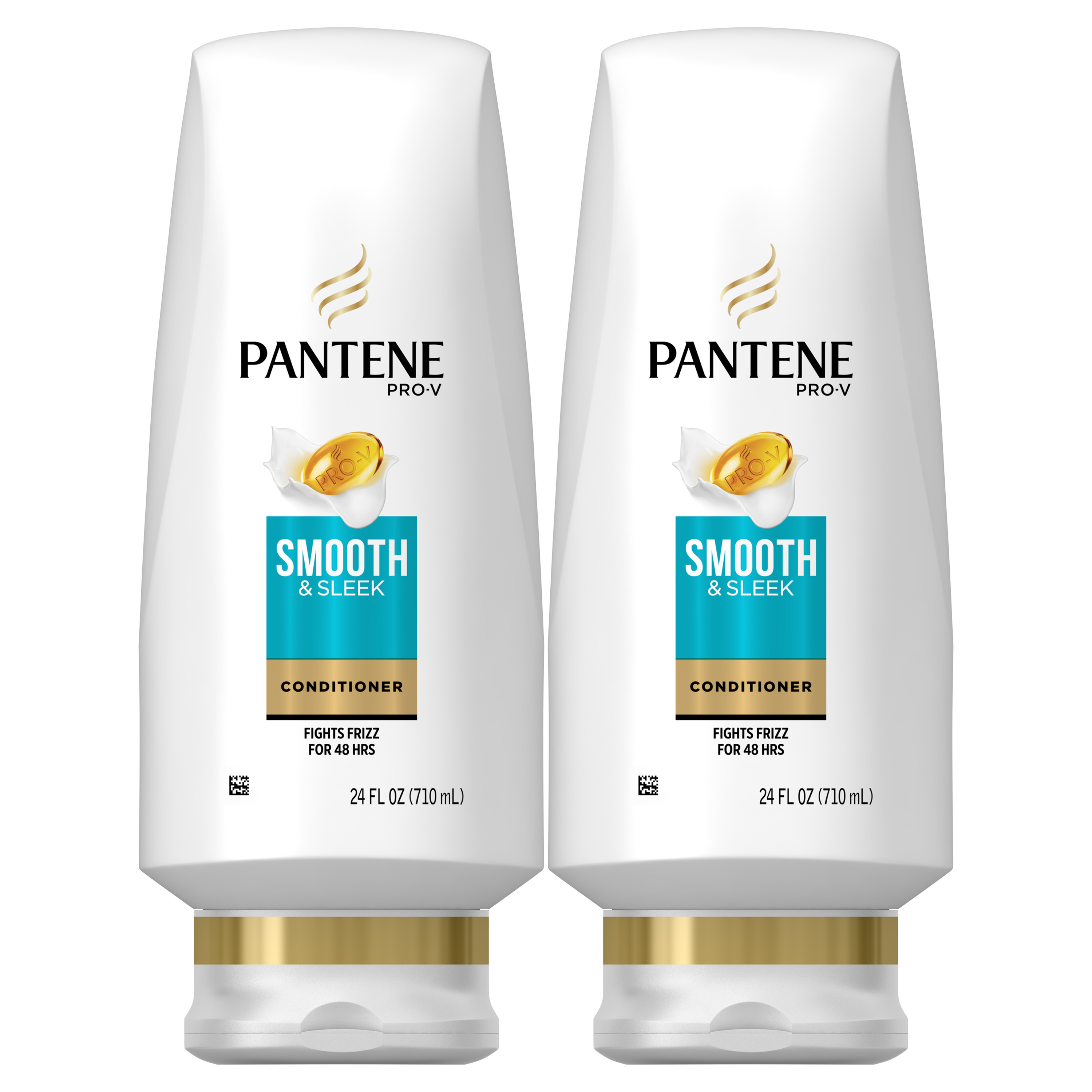 Pantene Conditioner, Smooth and Sleek, 24 fl oz, 2 pack