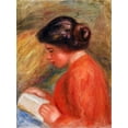 thumbnail image 2 of Renoir, Pierre-Auguste 15x18 White Modern Wood Framed Museum Art Print Titled - Young Woman Reading 1909, 2 of 4