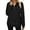 Black, variant on MOSHU Polar Fleece Sweatshirts for Women Quarter Zip Long Sleeve Tops Pullover Womens Sweatshirts