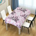 thumbnail image 7 of GZHJMY Eiffel Tower Tablecloth, Rectangle Waterproof Washable Polyester Table Cover for Picnic Dinner Holiday Party Decor, 54 x 54 Inch, 7 of 7