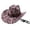Beige, variant on Western Cowboy Hat With Skull Decoration, Retro Trendy European American Style Panama Fedora Hat Casual Sun Hat For Men Women