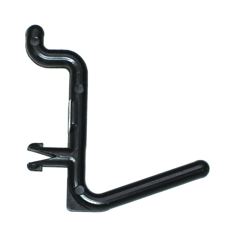L Style Plastic Black Locking Pegboard Hook Kit - Multi-Pack / Garage  storage jewelry tools crafts Plastic Peg board hooks - Black 50 Pack 