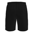 thumbnail image 6 of Wukai Black Print Beach Trunks with Compression Liner Swimsuit Quick Dry Beach Sports Shorts with Pocket-3X-Large, 6 of 8
