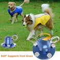 thumbnail image 3 of Dog Tie Out Stake, 360 Swivel Dog Runner Leads for Yard, Dog Chains for Outside, Dog Tie Out for Camping, 3 of 7