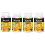 Airborne Vitamin C Gummies For Adults, Immune Support Gummies With Powerful Antioxidants Vit C &E - (42ct), Honey Lemon Flavor (Pack of 4)