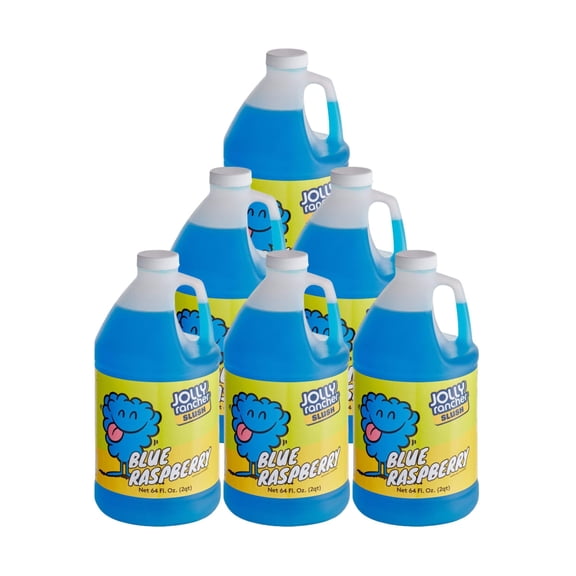 Jolly Rancher Blue Raspberry Slushy Syrup 5:1 Bulk Food Service Concentrate-64 oz