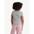 thumbnail image 2 of Justice Girls Square Neck Short Sleeve Top, Sizes XS - XLP, 2 of 6