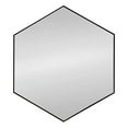 thumbnail image 3 of Kate and Laurel Rhodes 6-Sided Hexagon Wall Mirror, 30.75x34.75 Black, 3 of 8