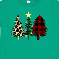 thumbnail image 4 of Inktastic Three Christmas Trees in Plaid and Leopard Print Boys or Girls Toddler T-Shirt, 4 of 5