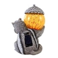 thumbnail image 2 of Roman Chipmunk Solar Pudgy Pal - One Garden Statue 8.5 Inch, Polyresin - Acorn Led 14255, 2 of 3
