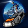 thumbnail image 2 of Lámpara LED con tapa de clip superbrillante y sensor inteligente, resistente al agua, con rotación de 90 grados, portátil, para exteriores, para ciclismo, pesca nocturna, color negro, 2 of 5