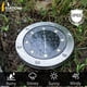 thumbnail image 2 of Luz solar al aire libre, paquete de 4 8 LED Luz de suelo para jardín Iluminación 6000K Lámpara solar impermeable IP65 Foco empotrable para camino Terraza Patio subterráneo [Clase de eficienc, 2 of 5