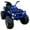 Blue, variant on BKIRNP 24V Kids Ride-On ATV Off-Road Quad Car 6mph Electric Car with 2 Speeds and Bluetooth Music