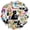 3A-50pcs, variant on 35pcs-50pcs Cute Sloth Stickers Animal Sloth Stickers Watercolor  Stickers Quirky Flower Stickers for Laptops Suitcase