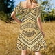 thumbnail image 5 of Vestido de manga corta con crema pastelera y galleta británica, ropa de mujer coreana, vestido elegante y sensual para mujer., 5 of 7