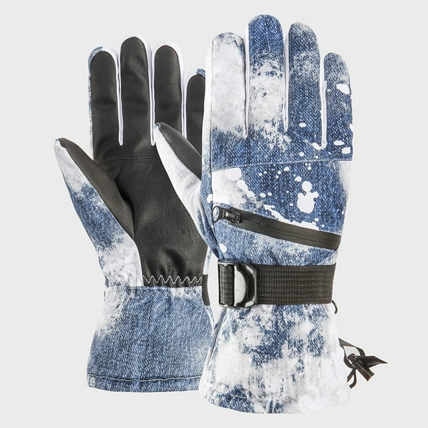  Unisex Child Youth Mountain Biking Glove Windproof Fleece Warm  Snow Gloves Climbing Gloves Motorcycle Gloves (Blue, One Size) : Clothing,  Shoes & Jewelry