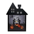 thumbnail image 1 of Cadre Mural Led En Pvc (Sorcières Et Citrouilles), 1 of 3
