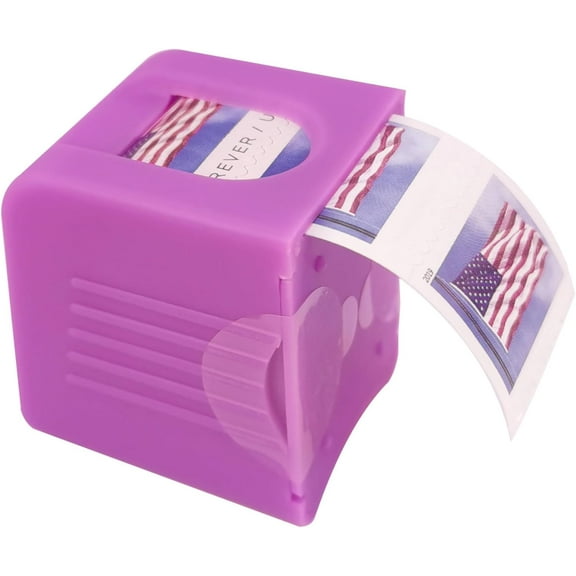 Stamp Roll Dispenser Postage Stamp Dispenser Compact and Impact-Resistant for Desk Organization of Home Office Supplies