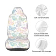 thumbnail image 3 of Lsque Colorful Butterfly Pattern Car Seat Covers for Front Seats , Waterproof Seat Covers for Cars, Sporty Front Seat Covers,Car Seat Cover Protector Front Seats, 3 of 5