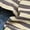Beige, variant on Women'S Striped Long Sleeve Shirts Drop Shoulder Sweatshirt Crewneck Color Block Pullover Tops Chocolate Color L