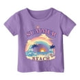 thumbnail image 3 of SNKSDGM Girls Tops for Teens 14-16 Girls Short Sleeve Tops Size 12 Children's Fashion Print Loose Casual Short Sleeve Top for Kids Comfortable Summer T Shirt for Boys and Girls 3-4 Years, 3 of 3