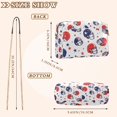 thumbnail image 4 of FORMRS Women Crossbody Purse with Chain Strap Vegan Leather Shoulder Handbag, Star Spangled Helmets, 4 of 7