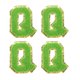 thumbnail image 1 of 4uds Chenille Letra Parches Termoadhesivos Letra Parches Verde Q Alfabeto Decorativo Reparación Bordados Parches para Ropa, Zapatos, Sombreros, Mochilas, 1 of 5