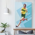thumbnail image 5 of Long-distance Runner Star Steve Prefontaine Art Picture Poster Print Artworks Canvas Poster Room Aesthetic Wall Art Prints Home Modern Decor Gifts 24x36inch(60x90cm), 5 of 6