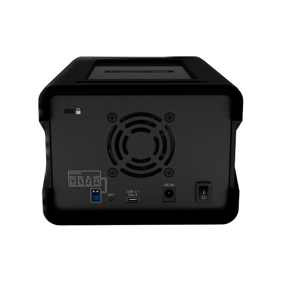 Glyph Technologies Blackbox PRO RAID 16TB (2x8TB) 2-Bay USB-C 3.2 Gen 2 RAID Array, Black