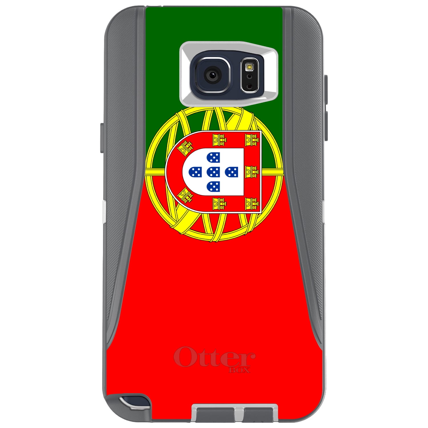 CUSTOM Glacier (Grey White) OtterBox Defender Series Case for Samsung Galaxy...