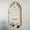 White Gold, variant on iwa concept Islamic Dua Key Holder Mihrab Design, White Panel Gold Acrylic Small