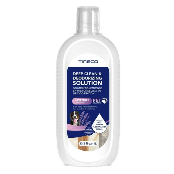 Tineco Solution de nettoyage multi-surfaces 0,95 L (32 fl oz) pour nettoyants pour sols, lavande