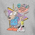 thumbnail image 2 of Nickelodeon Men's Long Sleeve Shirt, Graphic Print Rocko's Modern Life Shirt Rocko Grey - L, 2 of 7
