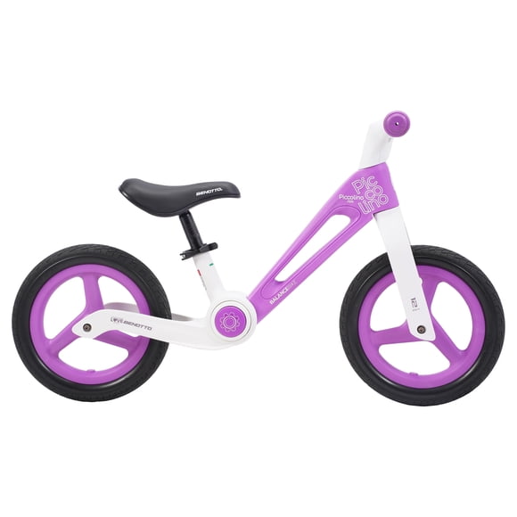Bicicleta BENOTTO Infantil PICCOLINA ALFA R12 Niño Entrenadora Plegable Compuesto PP Blanco/Rosa Talla:UN