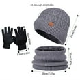 thumbnail image 3 of SUSUSU Kids' Outdoor Adventure Set, Winter Hat Scarf Gloves, Three-Piece Warm Combo, 3 of 6