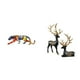 thumbnail image 1 of Estatua De Reno, Escultura, Figura De Animal, Adorno Caminante Para Decoración De Estantería, Interior, Hogar, Armario, Mesa, Boda, Inauguración De Casa., 1 of 8