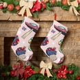 thumbnail image 6 of Lsque Mushroom Pattern 18 Inch Christmas Stockings, Festive Holiday Stocking for Christmas Decorations Holiday Decor, 6 of 8