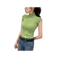 thumbnail image 1 of Chandail Sans Manches pour Femmes à Col Montant Extensible en Tricot, 1 of 2